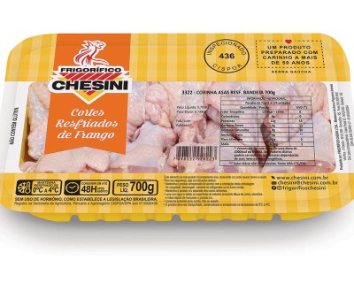 Carne resfriada de frango com osso - coxinha da asa